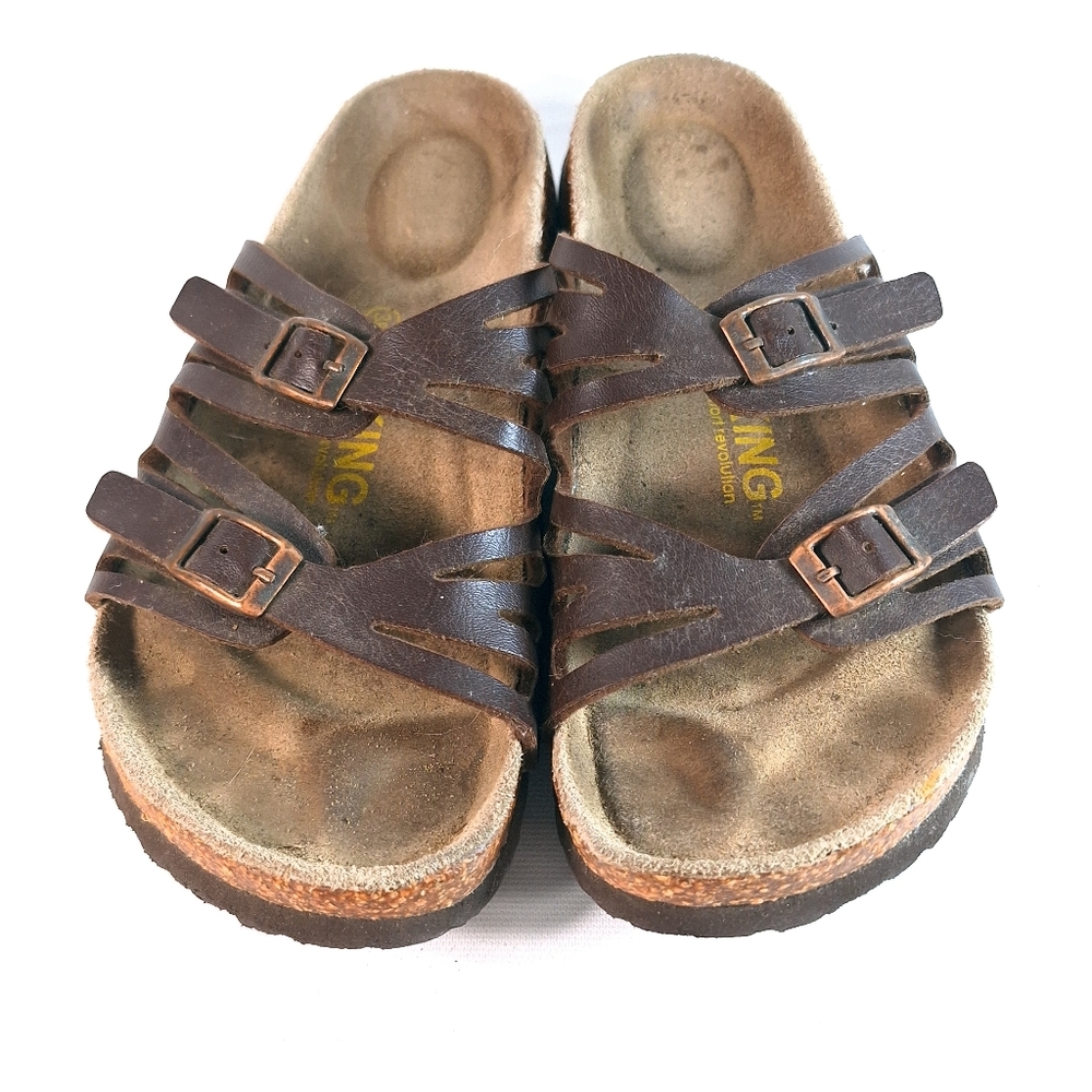 Viking Comfort Revolution Sandals Size 38 Brown Unisex Women